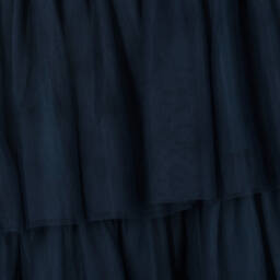 Guess-Teen Girls Navy Blue Sequin & Tulle Dress | Childrensalon Outlet