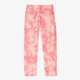 Guess-Teen Girls Pink Banksy Cargo Jeans | Childrensalon Outlet