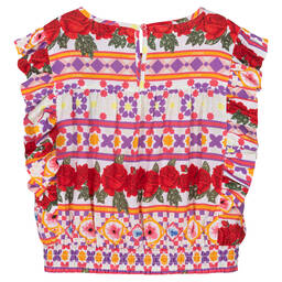 Guess-Розовая укороченная блузка | Childrensalon Outlet