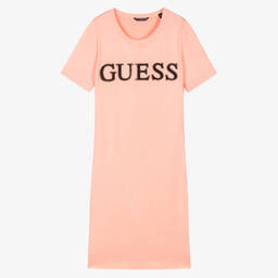 Guess-Розовое трикотажное платье для девочек-подростков | Childrensalon Outlet