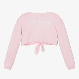 Guess-Teen Girls Pink Knitted Viscose Cardigan | Childrensalon Outlet