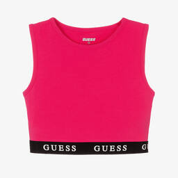 Guess-Розовый кроп-топ для подростков | Childrensalon Outlet