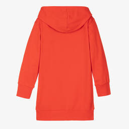 Guess-Красное хлопковое платье-худи | Childrensalon Outlet