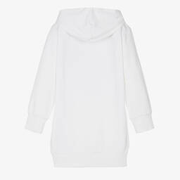 Guess-Белое хлопковое платье-худи | Childrensalon Outlet