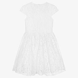 Guess-Белое кружевное платье с цветочным узором | Childrensalon Outlet