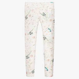 جيس-ليغنغز تينز بناتي ليكرا لون عاجي وزهري | Childrensalon Outlet