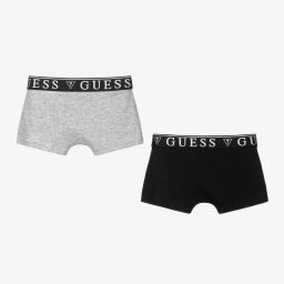Guess-Teen Logo Boxer Set (2 Pack) | Childrensalon Outlet