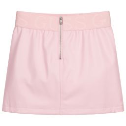 Guess-Розовая юбка из искусственной кожи для подростков | Childrensalon Outlet