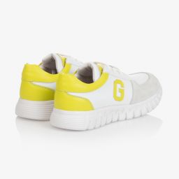 Guess-Белые кожаные кроссовки для подростков | Childrensalon Outlet