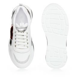 Guess-Teen White Logo Trainers | Childrensalon Outlet