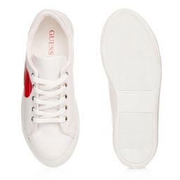 Guess-Teen White Logo Trainers | Childrensalon Outlet