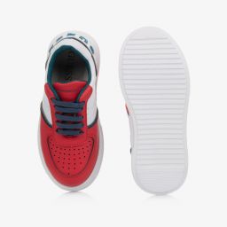 Guess-Teen White & Red Logo Trainers | Childrensalon Outlet