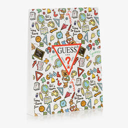 Guess-White Cotton Bodyvests (2 Pack) | Childrensalon Outlet