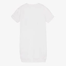Guess-White Triangle Logo Dress | Childrensalon Outlet