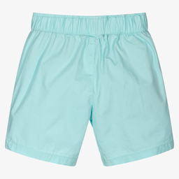 هاكيت London-Boys Blue Cotton Shorts | Childrensalon Outlet
