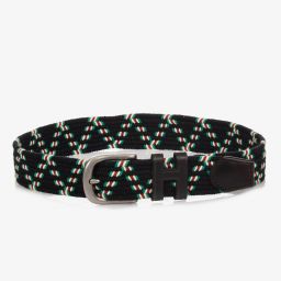 هاكيت London-Boys Dark Blue Woven Belt | Childrensalon Outlet