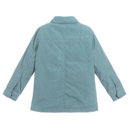 هاكيت London-معطف بولي قطن تويل لون أخضر للأولاد | Childrensalon Outlet