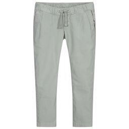 هاكيت London-Boys Grey Cotton Trousers | Childrensalon Outlet