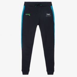 Hackett Aston Martin Racing-Boys Navy Blue AMR Joggers | Childrensalon Outlet