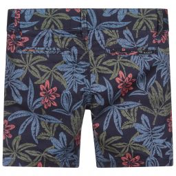 Hackett London-Navy Blue Cotton Shorts | Childrensalon Outlet