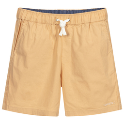 Hackett London-Teen Boys Beige Cotton Shorts | Childrensalon Outlet