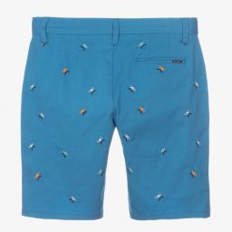 Hackett London-Teen Boys Blue Shorts | Childrensalon Outlet