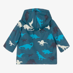 Hatley-Baby Boys Blue Real Dinos Raincoat  | Childrensalon Outlet