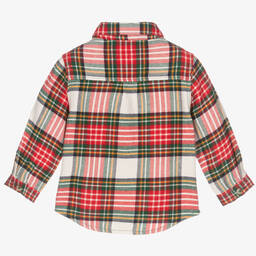 Hatley-Baby Boys Red Check Shirt | Childrensalon Outlet
