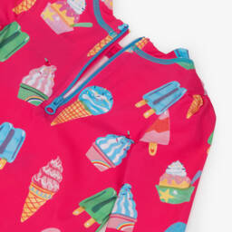 Hatley-Baby Girls Pink Ice Cream Sun Suit (UPF50+) | Childrensalon Outlet
