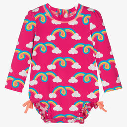 Hatley-Baby Girls Rainbow Swimsuit (UPF50+) | Childrensalon Outlet