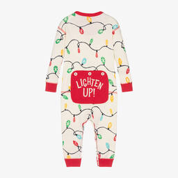 هاتلي-أوفرول وانزي بيجاما قطن لون عاجي للأطفال | Childrensalon Outlet