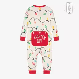 هاتلي-أوفرول وانزي بيجاما قطن لون عاجي للأطفال | Childrensalon Outlet