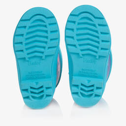 هاتلي-بوت واقي من المطر مطاط لون أزرق للبنات | Childrensalon Outlet