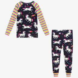 Hatley-Blue Organic Cotton Pyjamas | Childrensalon Outlet