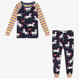 Hatley-Blue Organic Cotton Pyjamas | Childrensalon Outlet
