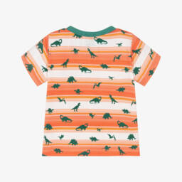 Hatley-Boys Bamboo Orange Dino Tee | Childrensalon Outlet