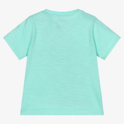 Hatley-Boys Blue Cotton Dino T-Shirt | Childrensalon Outlet