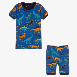 Hatley-Boys Blue Dino Short Pyjamas | Childrensalon Outlet