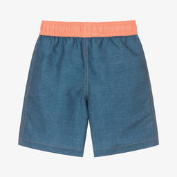 هاتلي-شورت سباحة لون كحلي وبرتقالي للأولاد (UPF50+) | Childrensalon Outlet