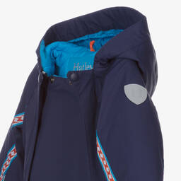 هاتلي-أوفرول شتوي هودي مبطن لون كحلي للأولاد | Childrensalon Outlet