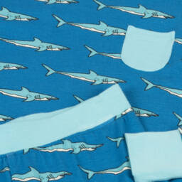 Hatley-Boys Blue Shark Soft Sleepwear | Childrensalon Outlet