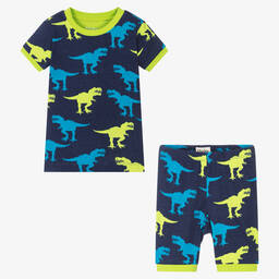 Hatley-Boys Blue T-Rex Short Pyjamas | Childrensalon Outlet