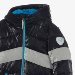 Hatley-Boys Chevron Hooded Puffer Jacket | Childrensalon Outlet
