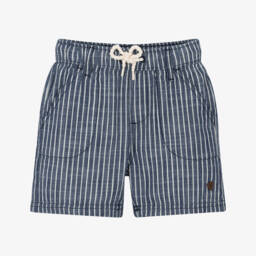 Hatley-Boys Classic Blue Stripe Shorts | Childrensalon Outlet