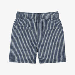 Hatley-Boys Classic Blue Stripe Shorts | Childrensalon Outlet