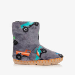 Hatley-Boys Cozy Truck Slippers | Childrensalon Outlet