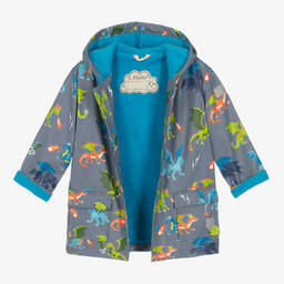 Hatley-Boys Grey Dragon Realm Raincoat | Childrensalon Outlet