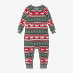 Hatley-Boys Grey Fair Isle Romper | Childrensalon Outlet