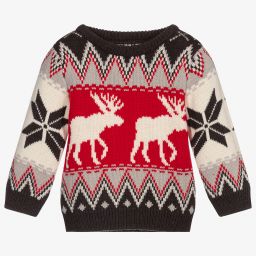 Hatley-Серый свитер с узором фэйр-айл для мальчиков | Childrensalon Outlet