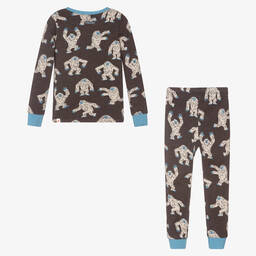 Hatley-Boys Grey Yeti Pyjamas | Childrensalon Outlet